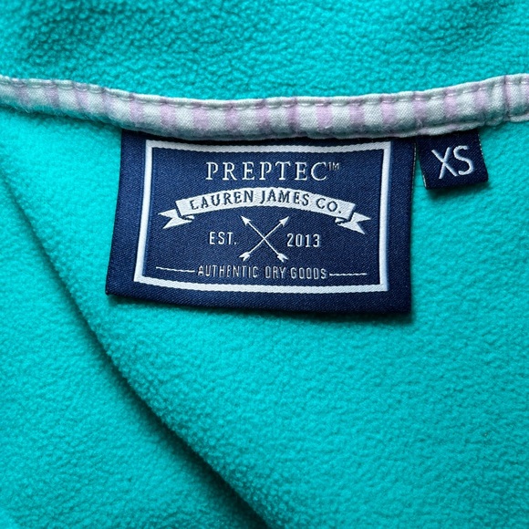 LAUREN JAMES CO. PREPTEC BLAKELY FLEECE TEAL VEST. SIZE XS - Picture 9 of 11
